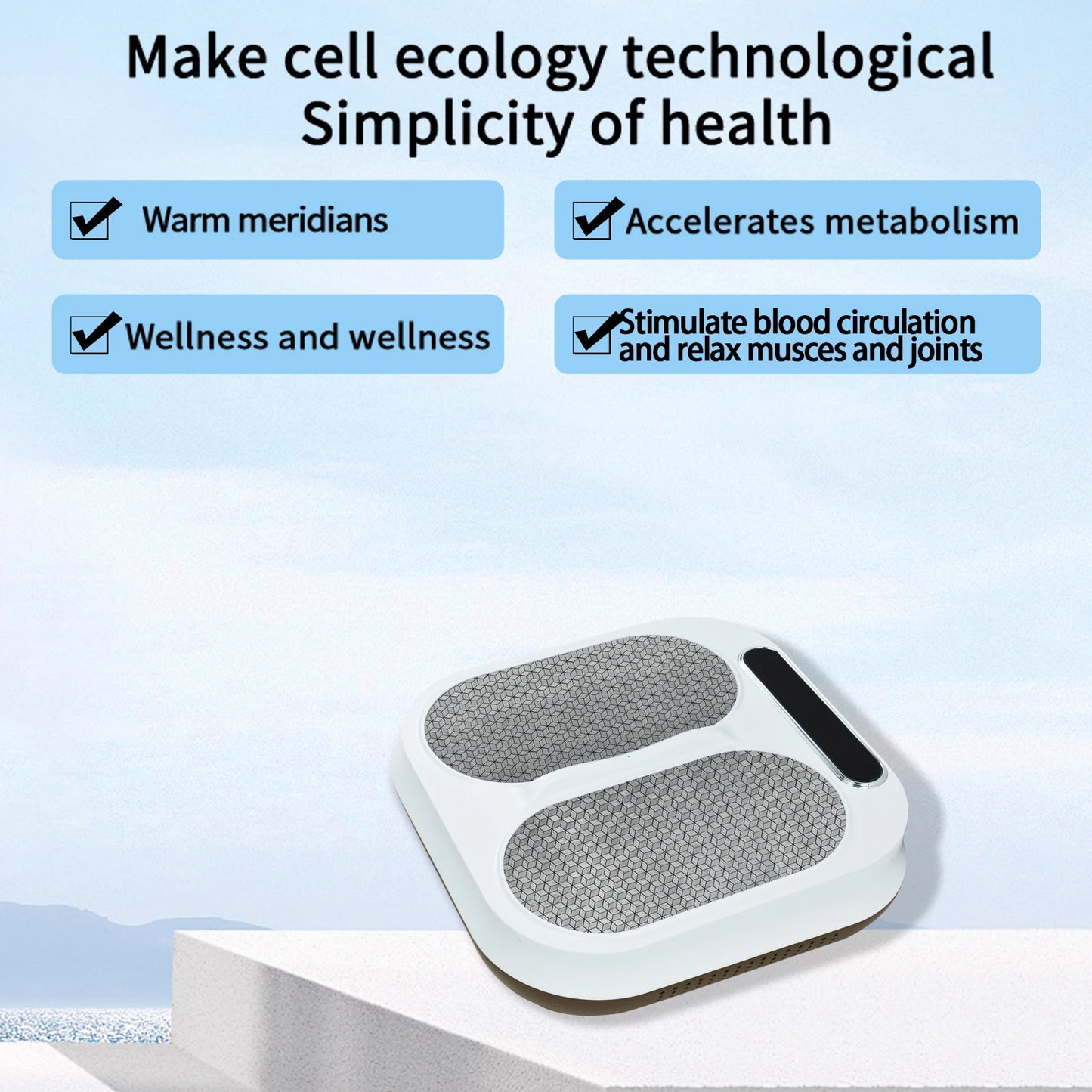 TeraHertz Foot Massage Bioresonance Instrument - Tera P90 Olylife Foot Therapy Device with Terahertz Bioterra Energy